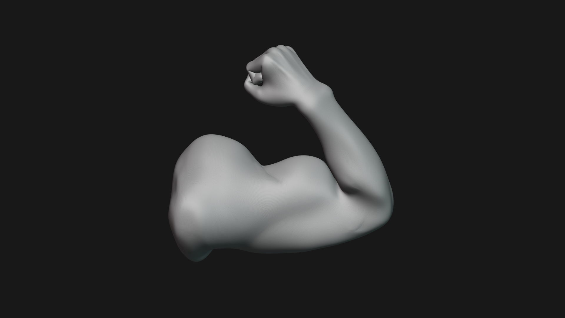 Arm High-quality Low-poly 3D model_2