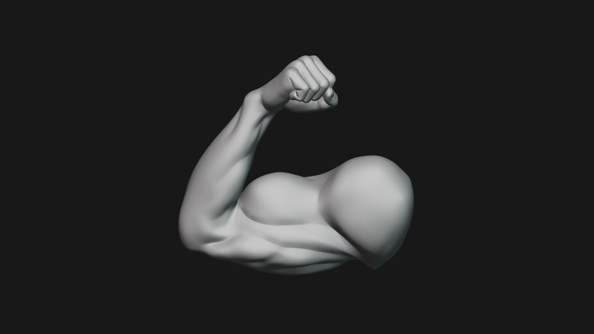 Arm High-quality Low-poly 3D model_0