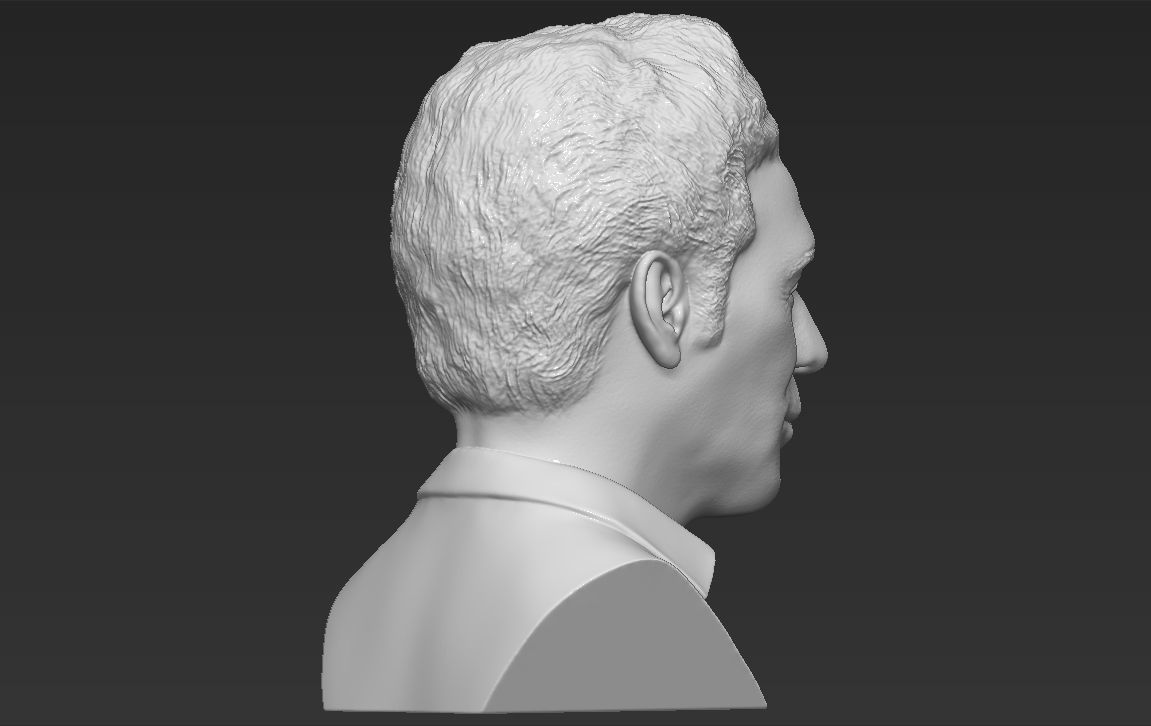 Cosmo Kramer from Seinfeld bust 3D printing ready stl obj 3D print model_13