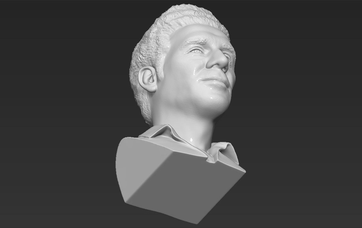 Cosmo Kramer from Seinfeld bust 3D printing ready stl obj 3D print model_26