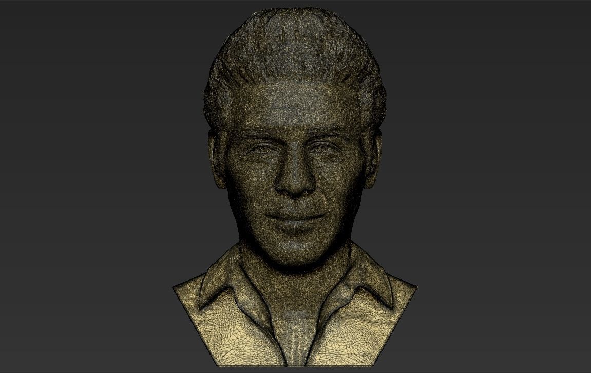 Cosmo Kramer from Seinfeld bust 3D printing ready stl obj 3D print model_28