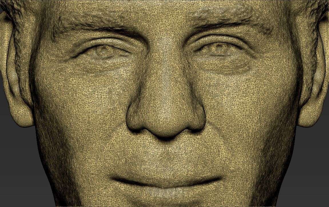 Cosmo Kramer from Seinfeld bust 3D printing ready stl obj 3D print model_30