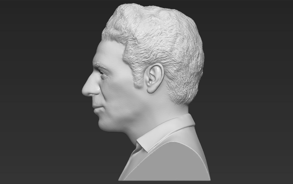 Cosmo Kramer from Seinfeld bust 3D printing ready stl obj 3D print model_10