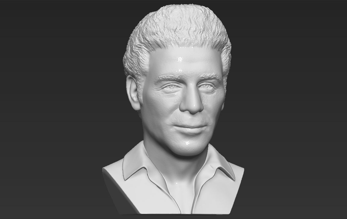 Cosmo Kramer from Seinfeld bust 3D printing ready stl obj 3D print model_17