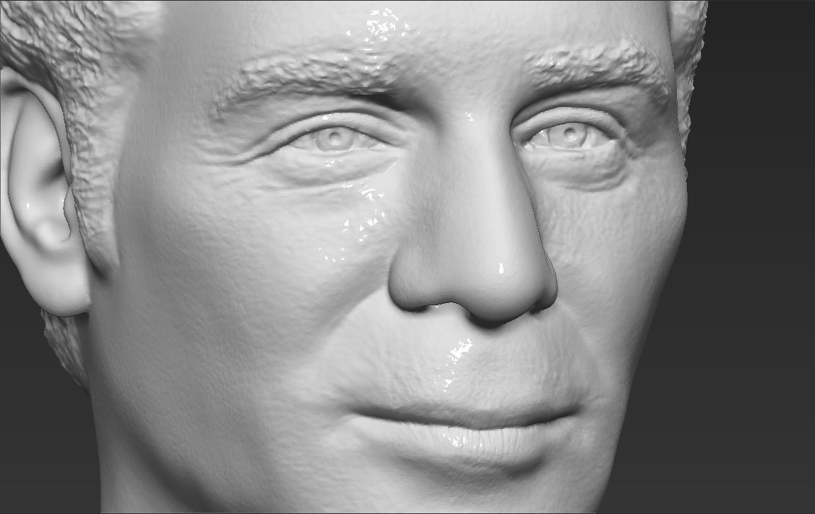 Cosmo Kramer from Seinfeld bust 3D printing ready stl obj 3D print model_21