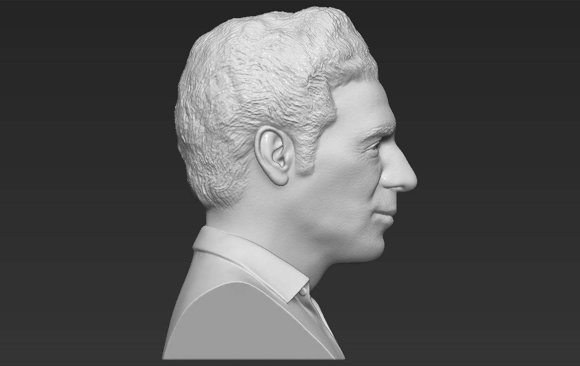 Cosmo Kramer from Seinfeld bust 3D printing ready stl obj 3D print model_14