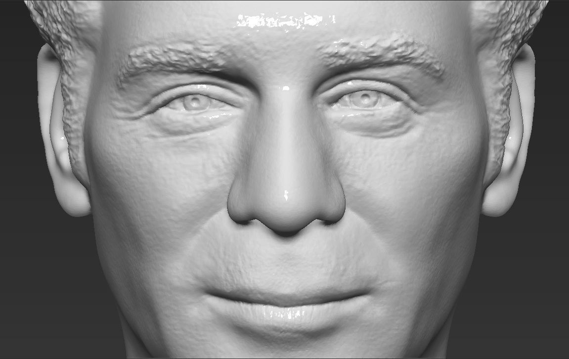 Cosmo Kramer from Seinfeld bust 3D printing ready stl obj 3D print model_20