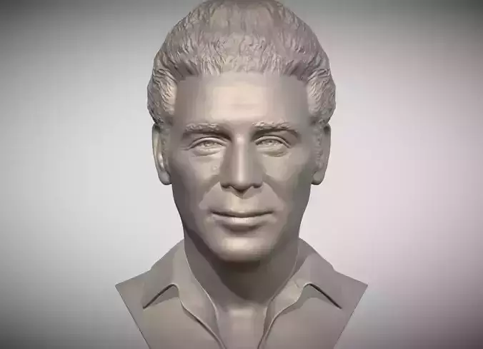 Cosmo Kramer from Seinfeld bust 3D printing ready stl obj  3D print model