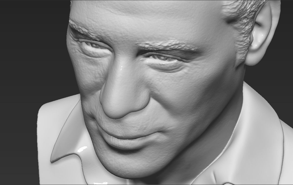 Cosmo Kramer from Seinfeld bust 3D printing ready stl obj 3D print model_23
