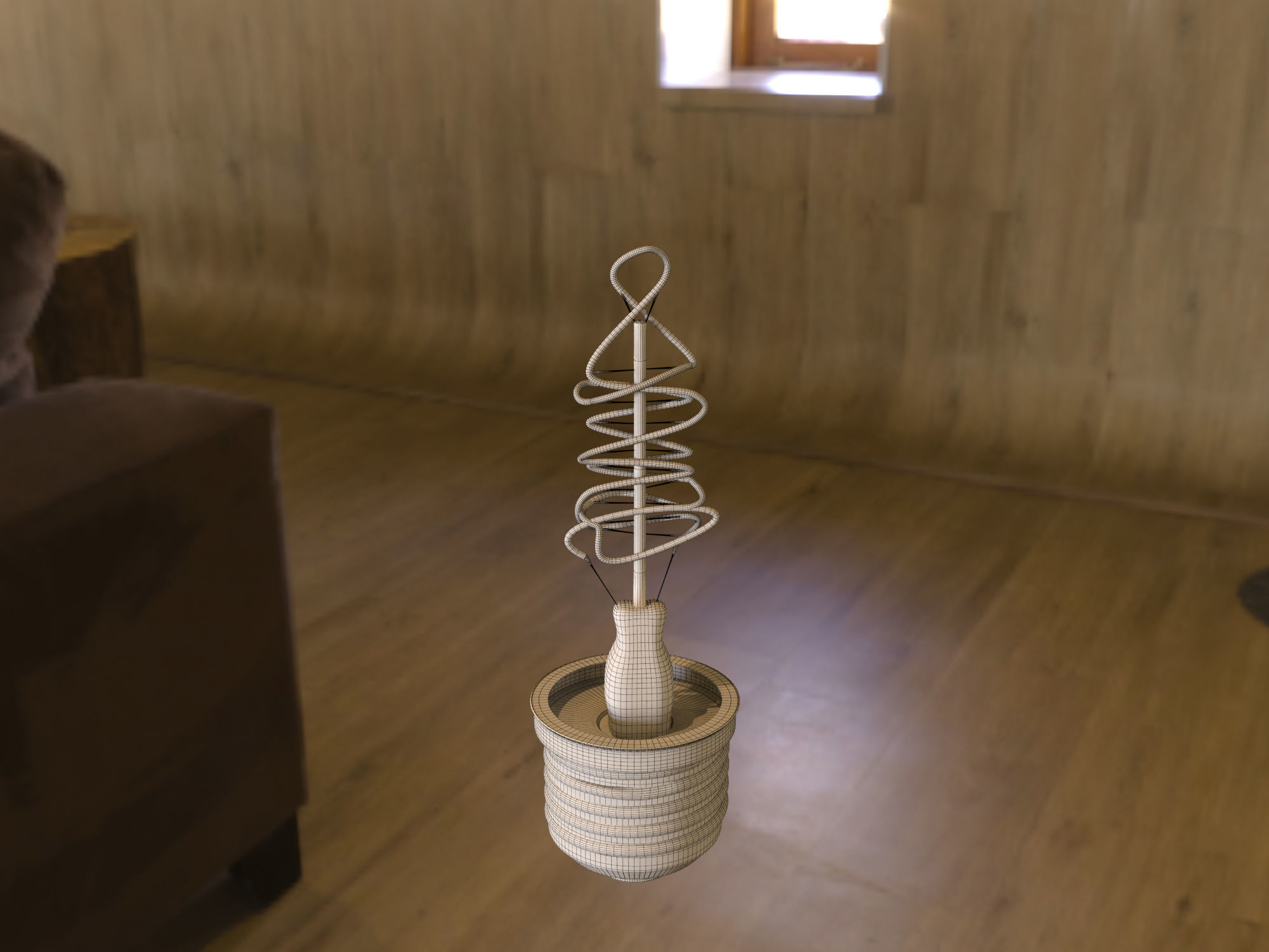 Edison Bulb 3D model_4