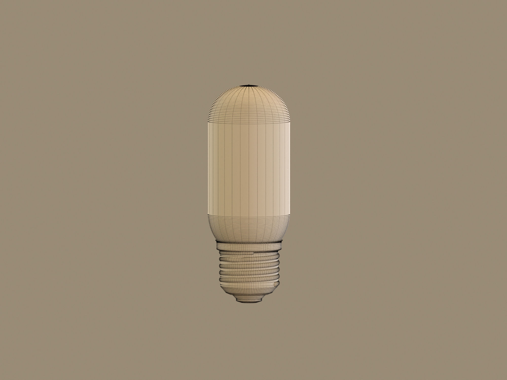 Edison Bulb 3D model_2
