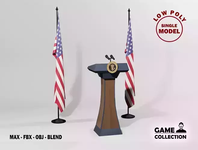 USA Presidential Podium 2