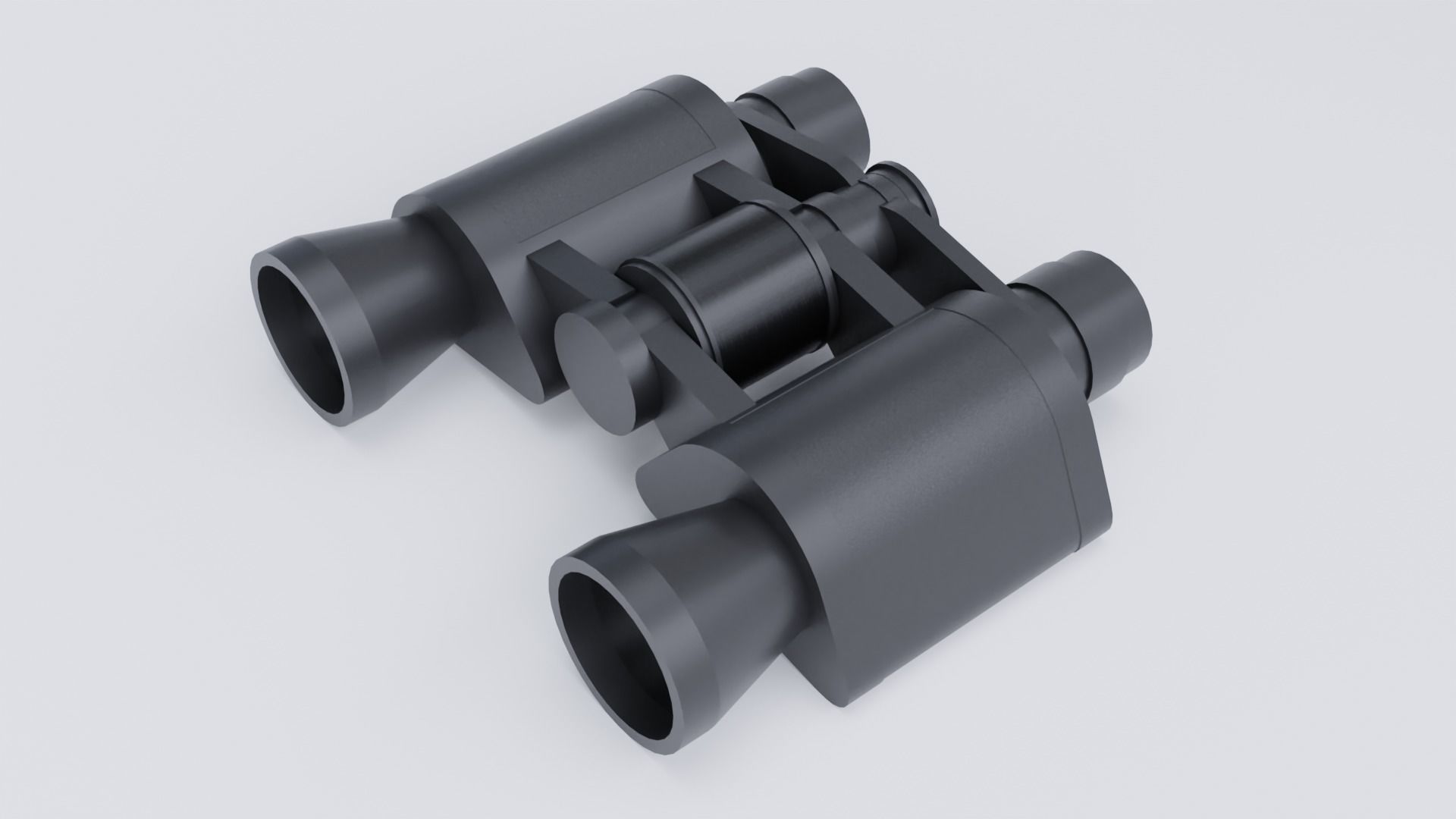 Binoculars Collection Low-poly 3D model_11