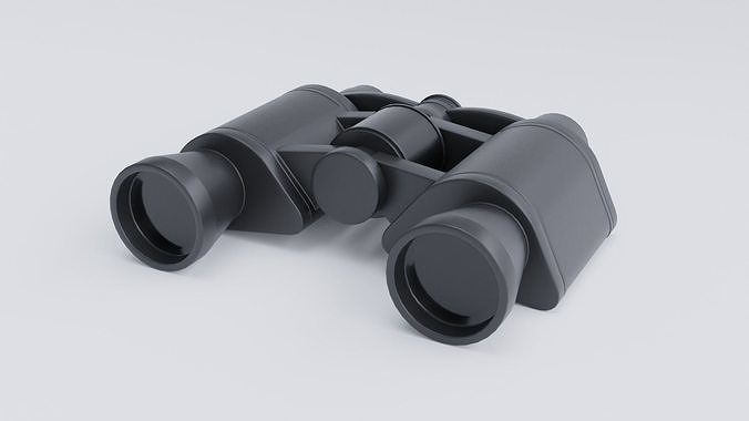 Binoculars Collection Low-poly 3D model