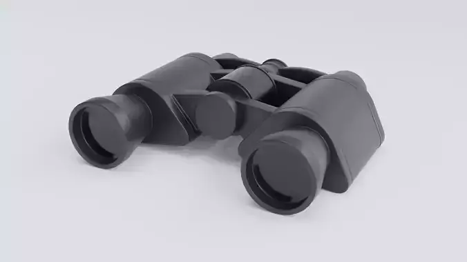 Binoculars Collection Low-poly 3D model