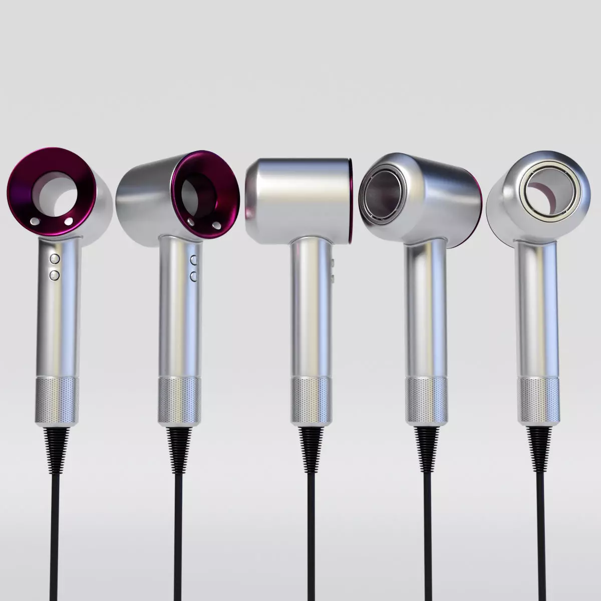 Dyson Supersonic Hair Dryer 3D model_0