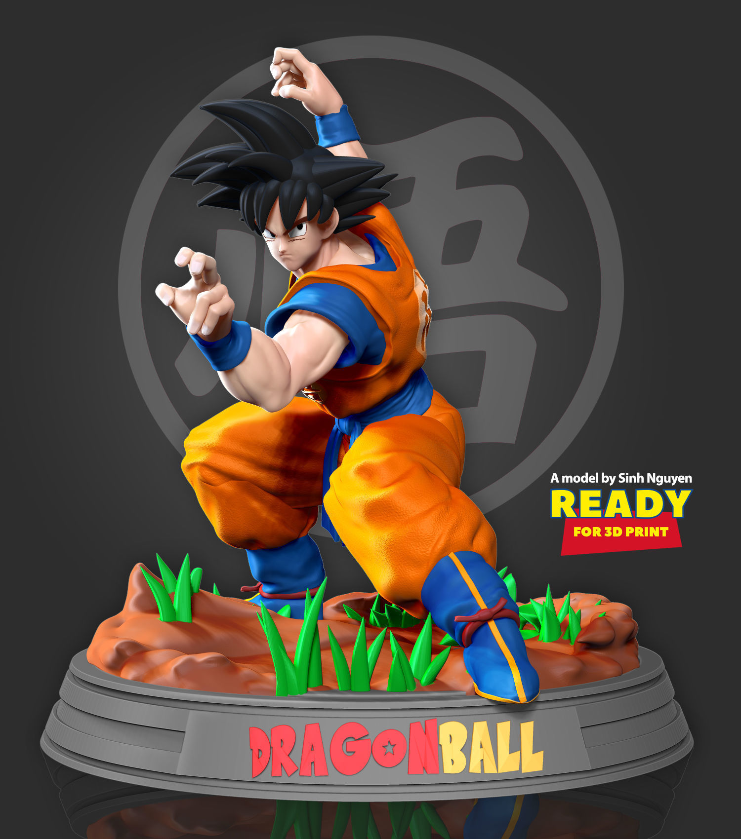 Son Goku - Ready to fight 3D print model_5