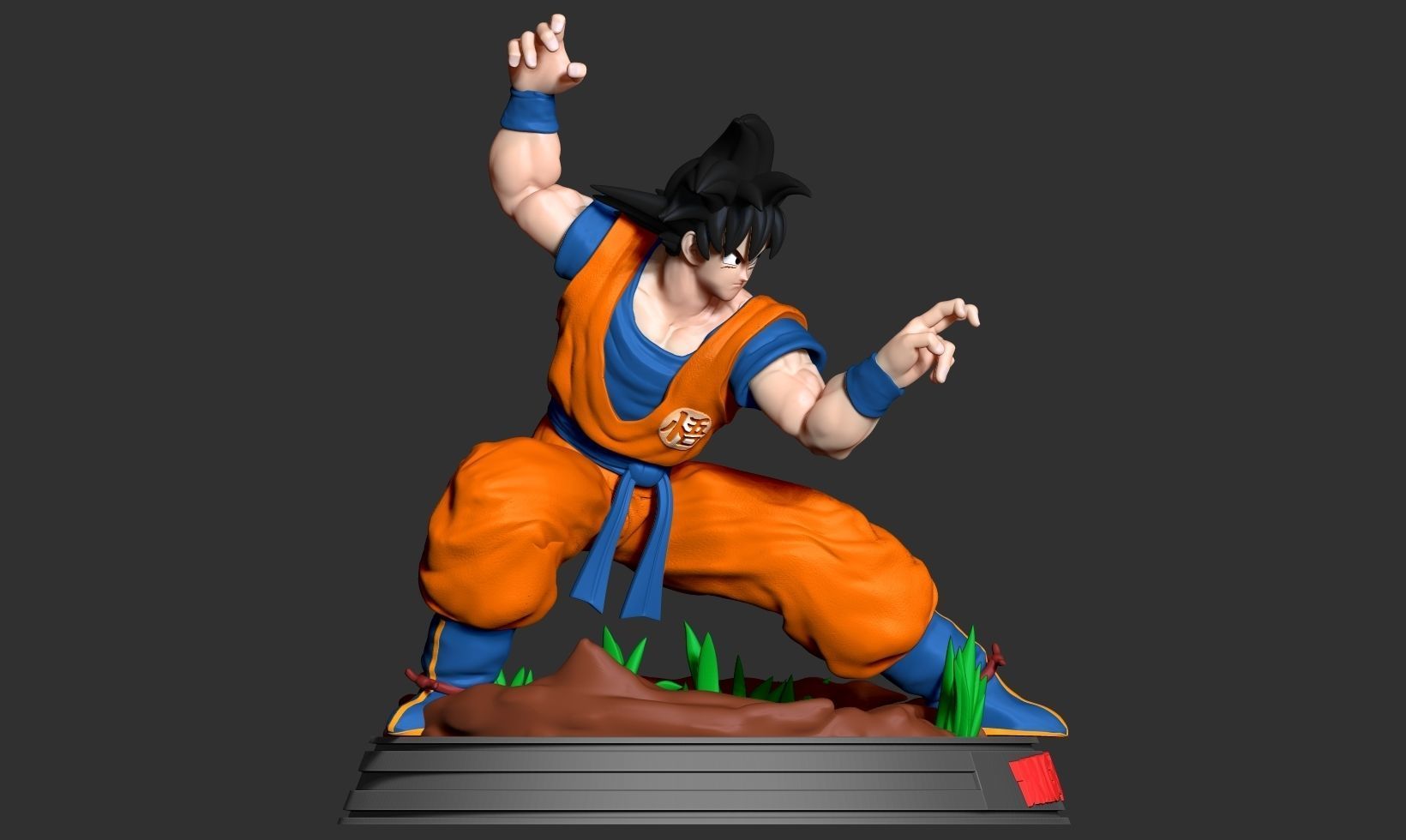 Son Goku - Ready to fight 3D print model_11