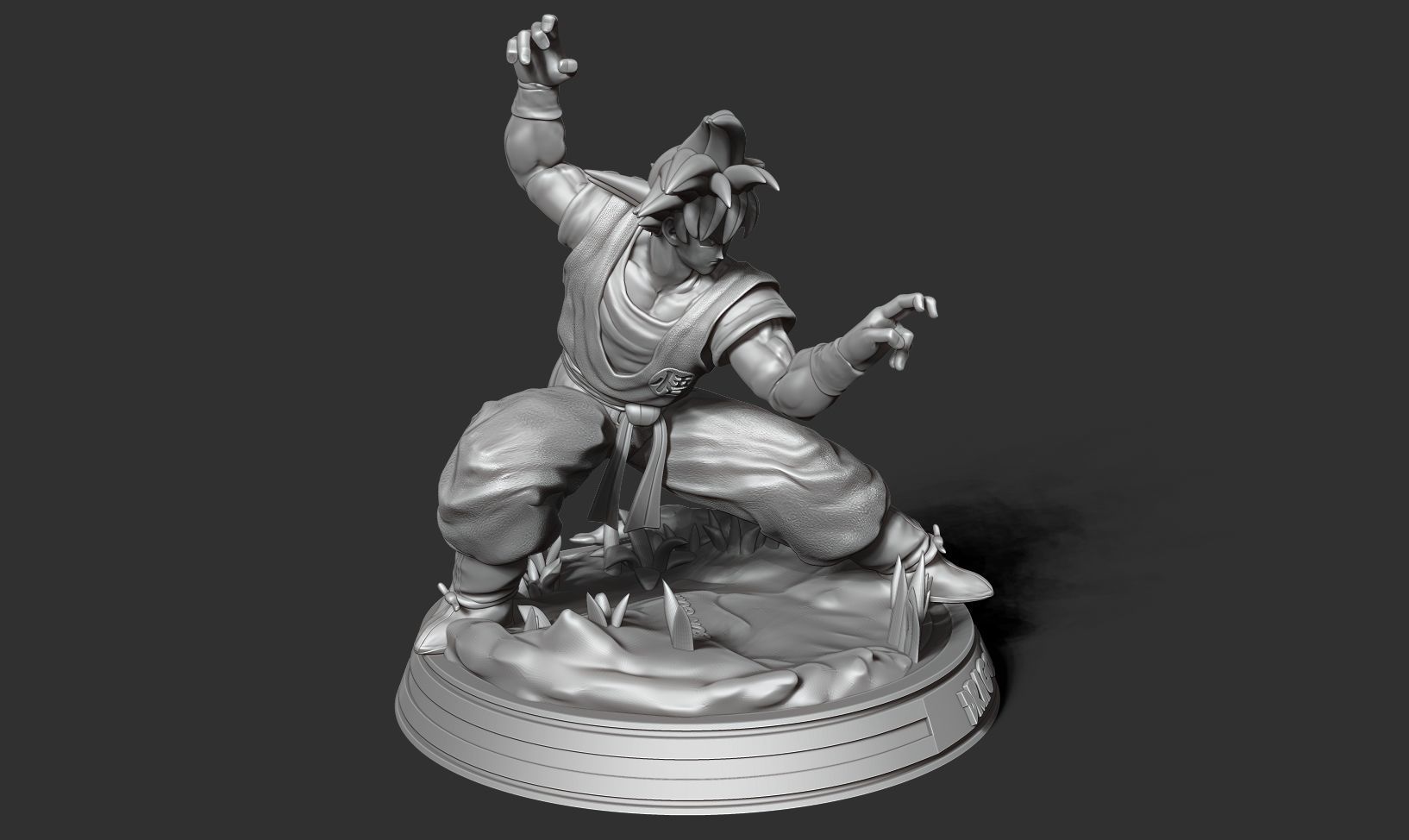 Son Goku - Ready to fight 3D print model_12