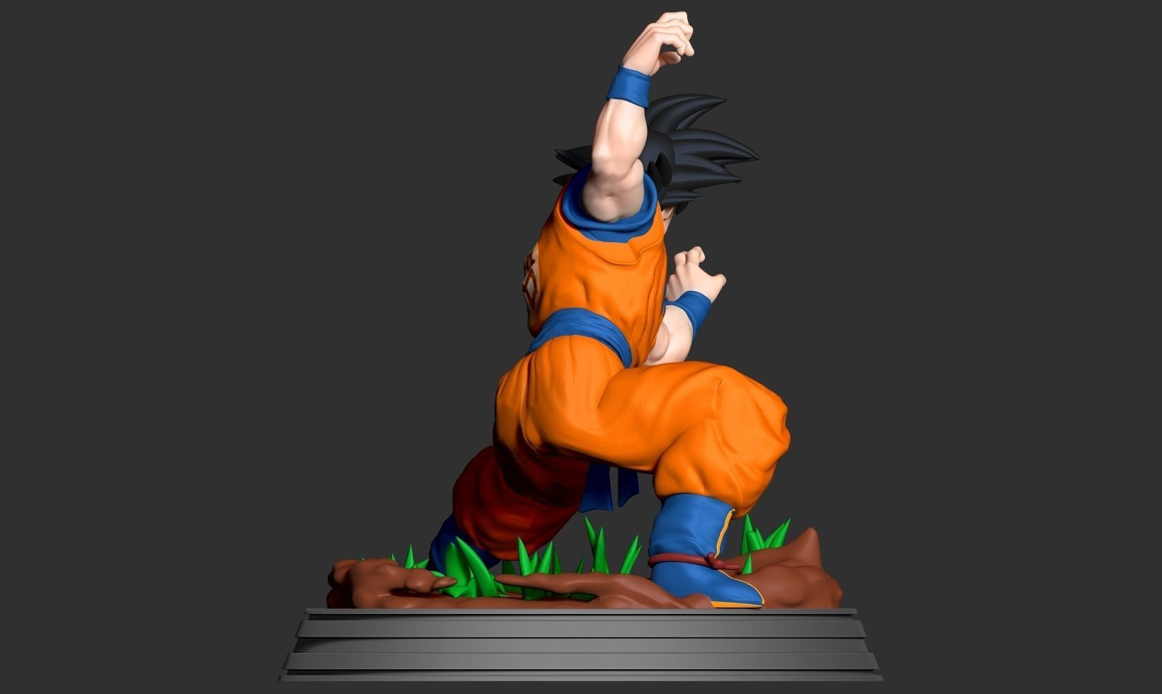 Son Goku - Ready to fight 3D print model_16