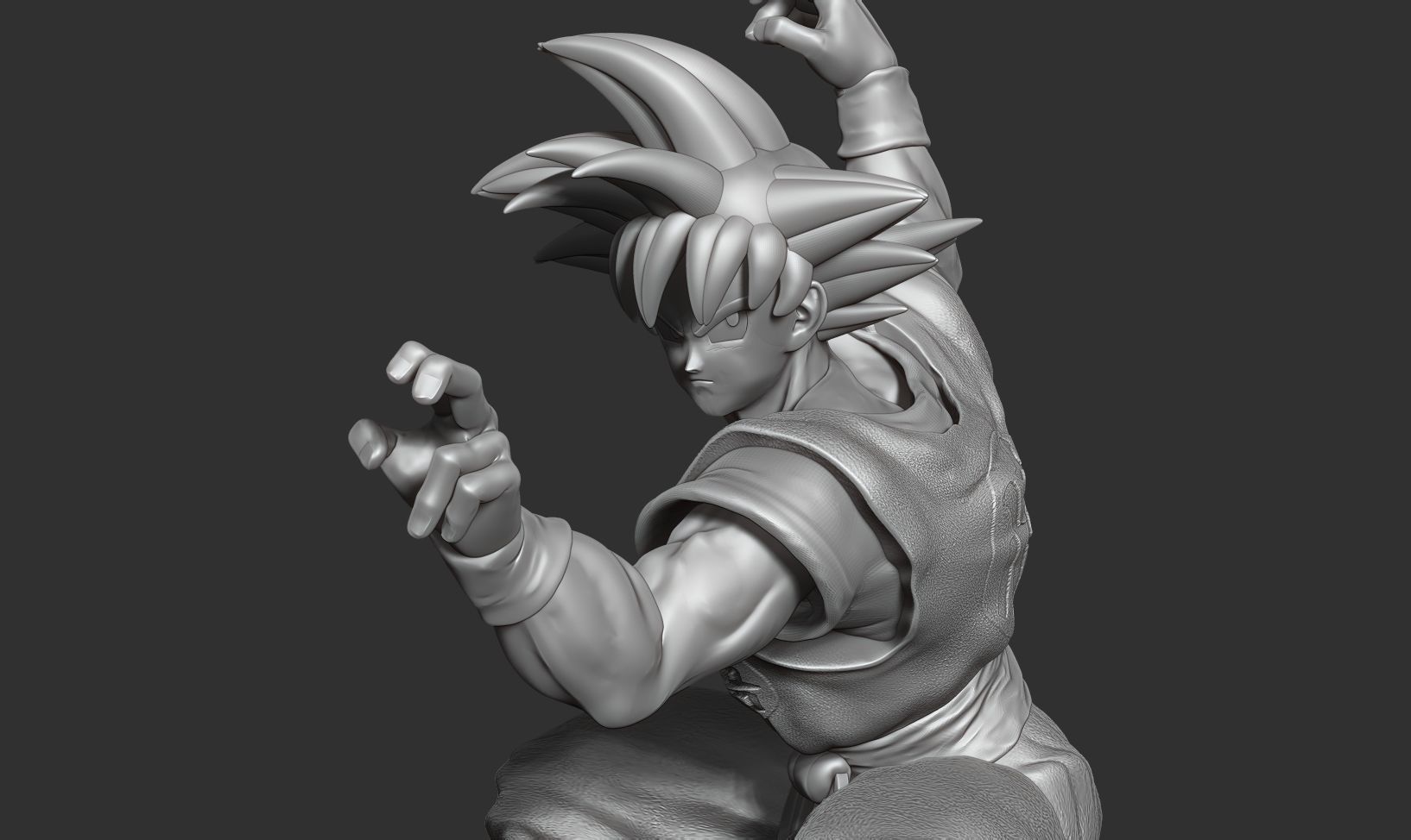 Son Goku - Ready to fight 3D print model_8