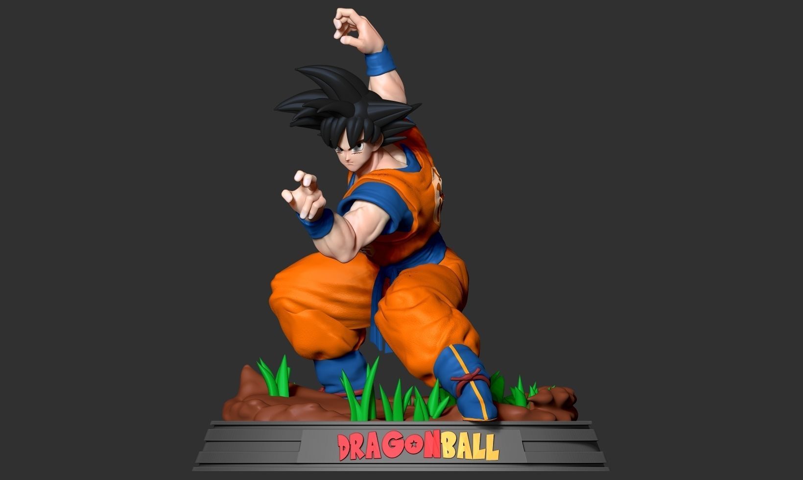 Son Goku - Ready to fight 3D print model_18