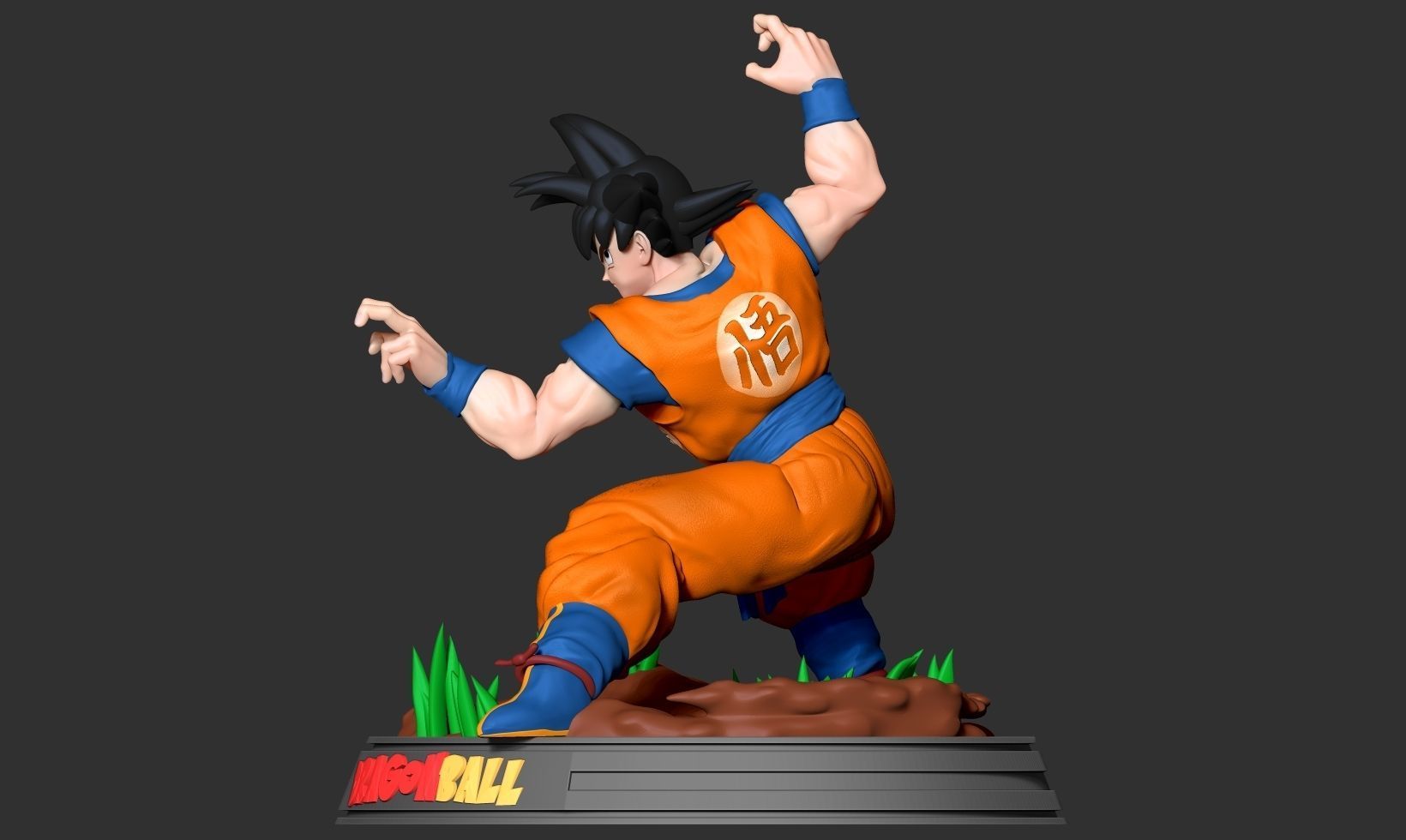 Son Goku - Ready to fight 3D print model_10