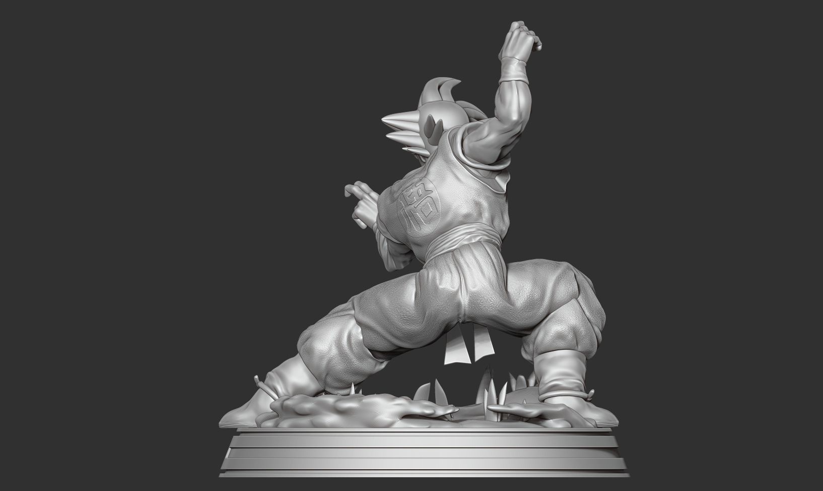 Son Goku - Ready to fight 3D print model_17