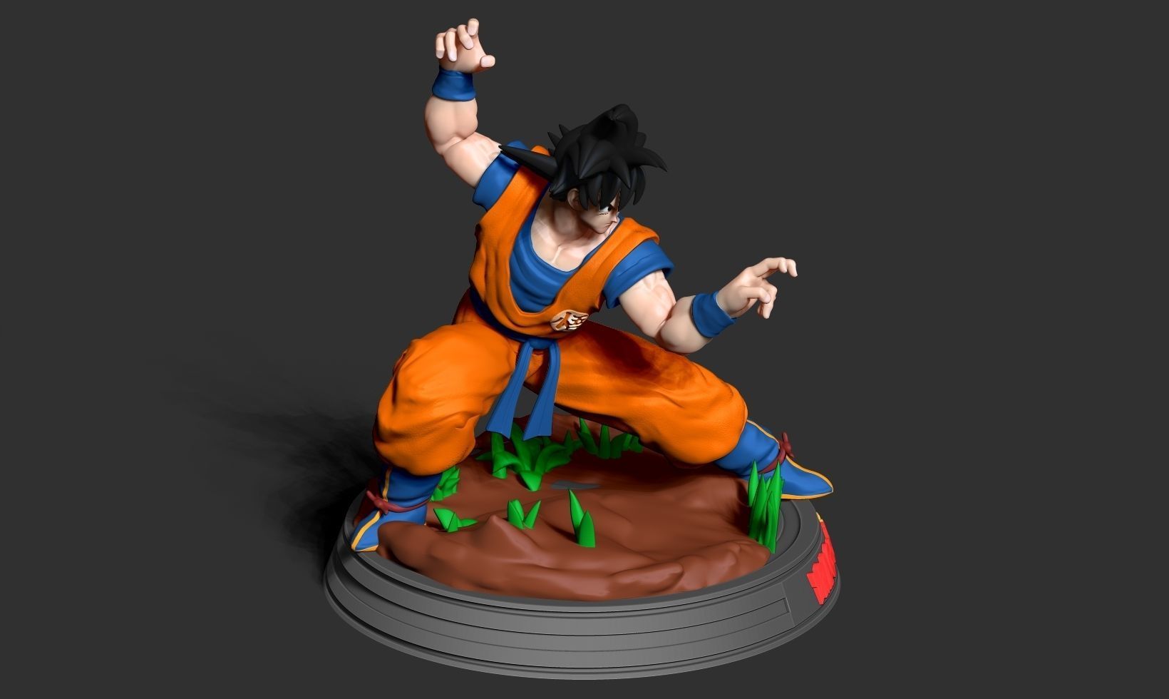 Son Goku - Ready to fight 3D print model_14