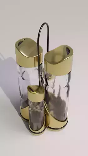 Salt and pepper shaker set