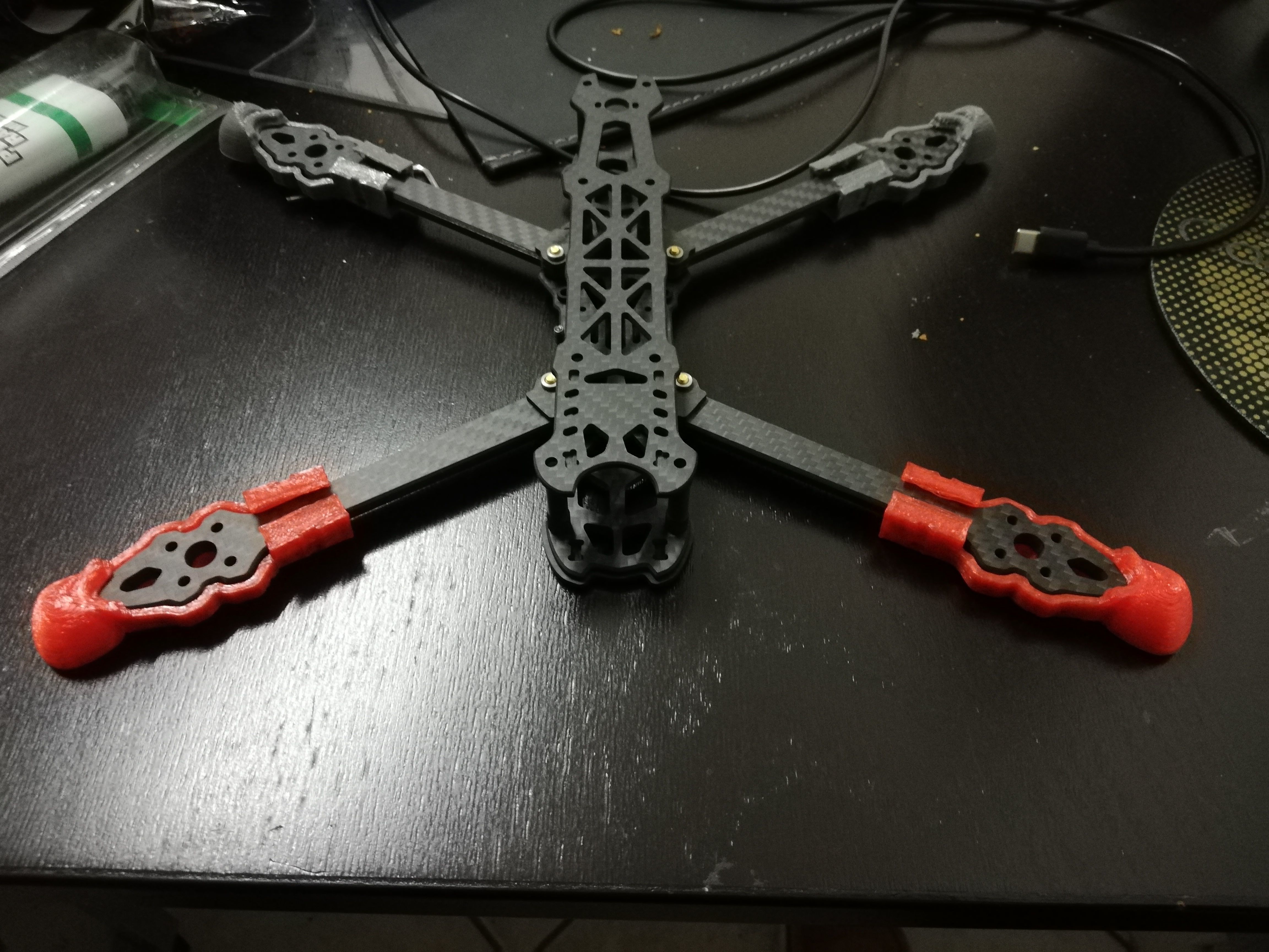 Frame Spare Part  Motor Mount Motor Protector for Geprc mark 4  3D print model_1