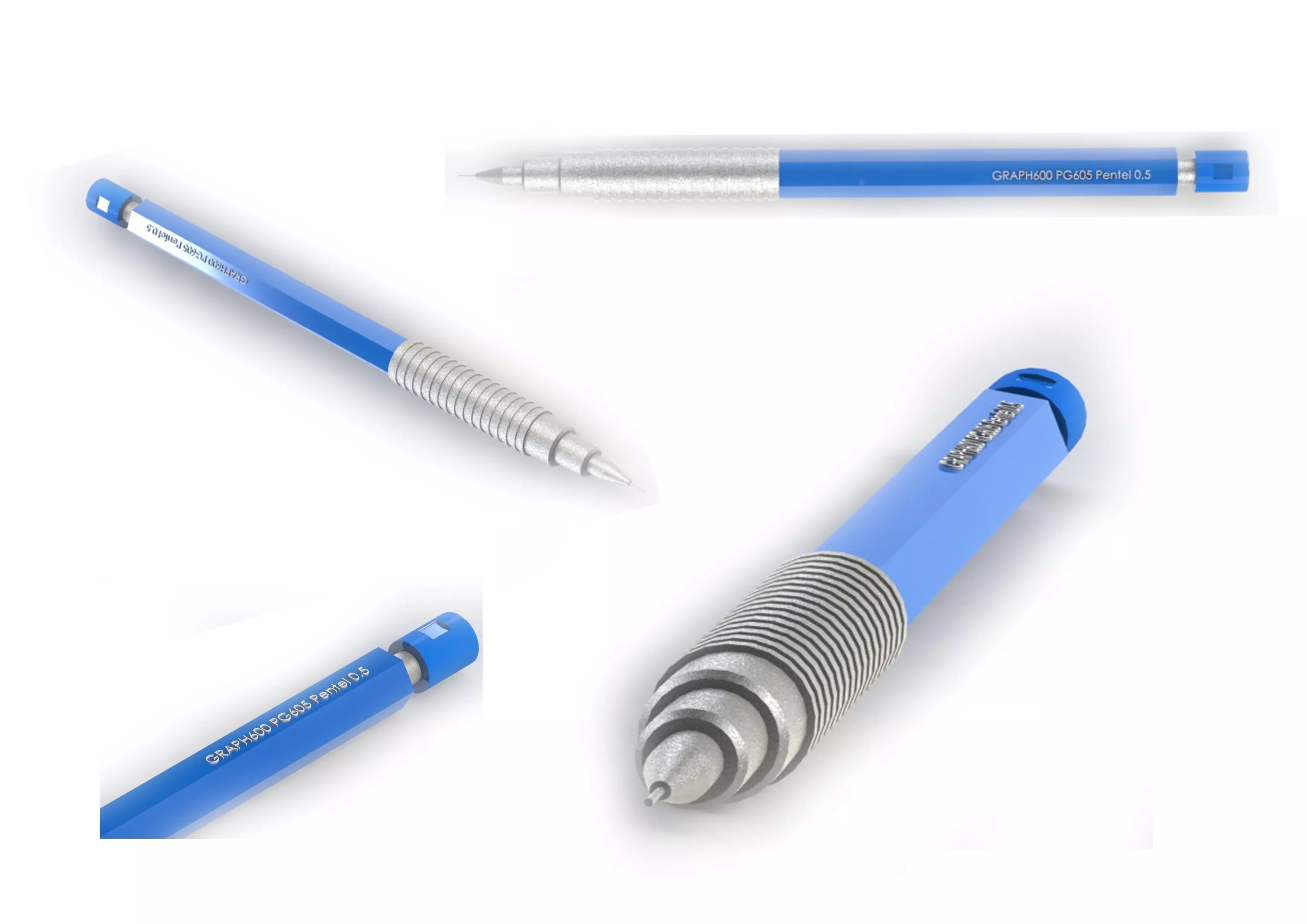 Etude pencil 3D model_0