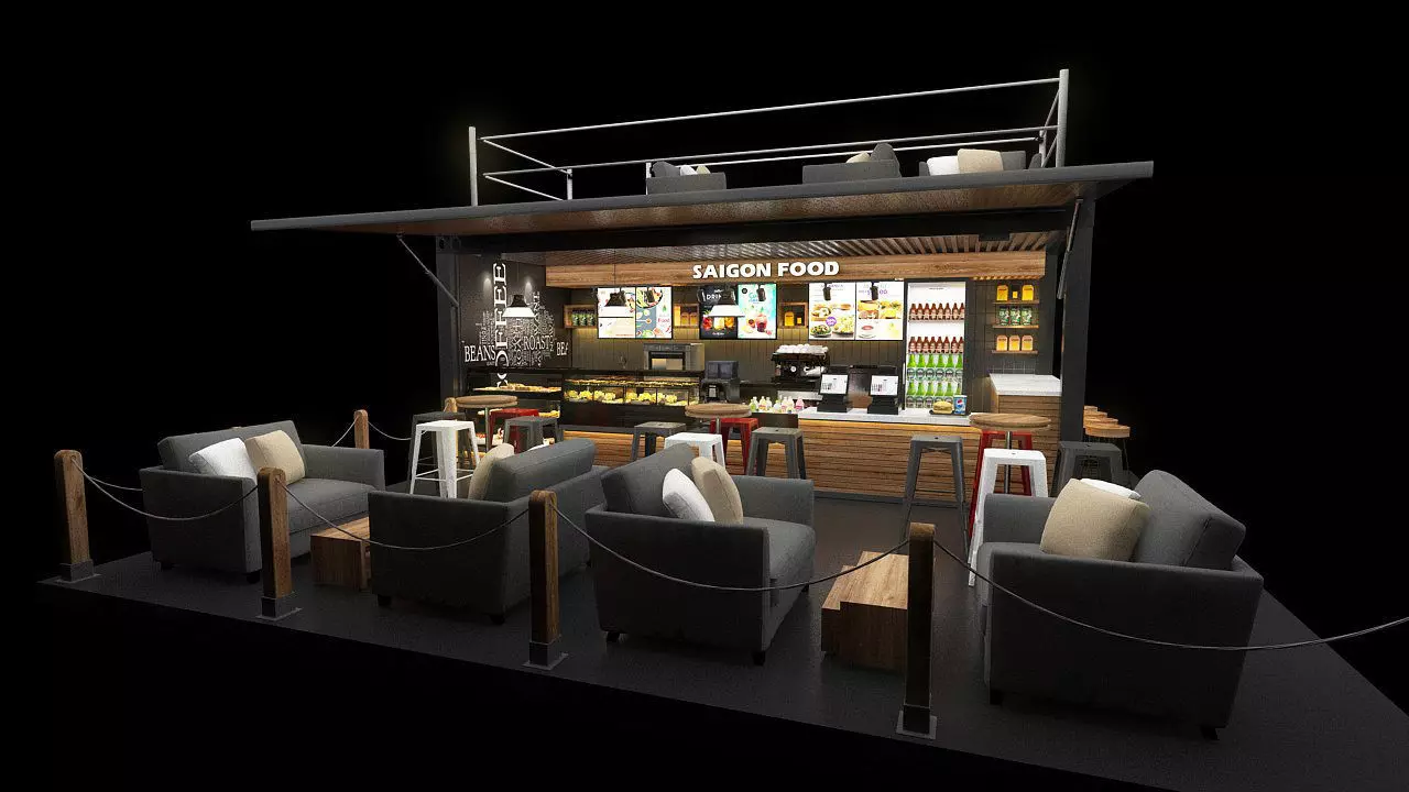 CONTAINER FOOD 3D model