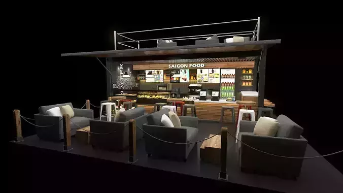CONTAINER FOOD 3D model