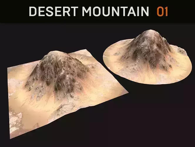 Background Desert Mountain - 01 