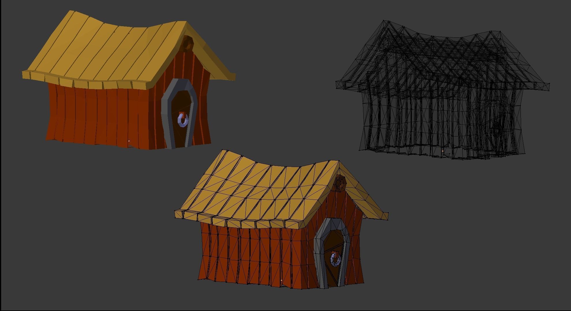 Lowpoly mini bundle 3d models Low-poly 3D model_10