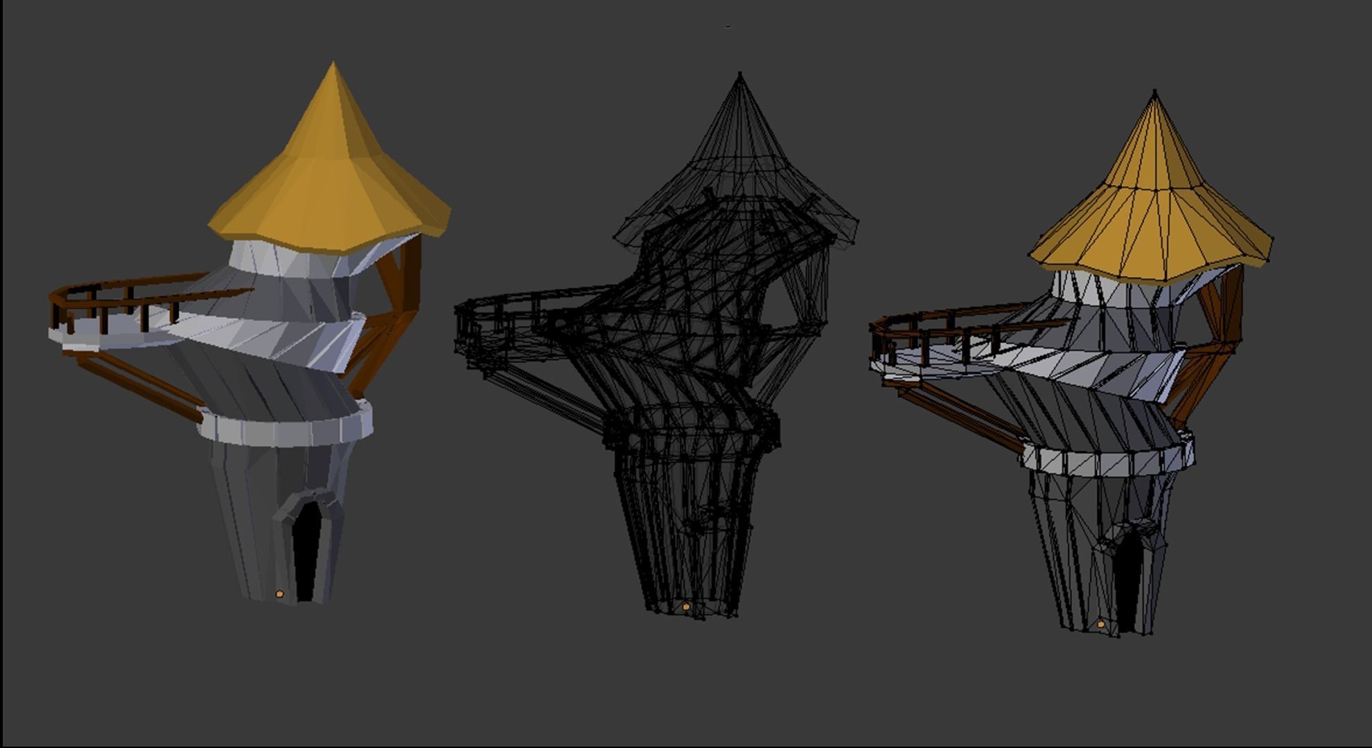 Lowpoly mini bundle 3d models Low-poly 3D model_12