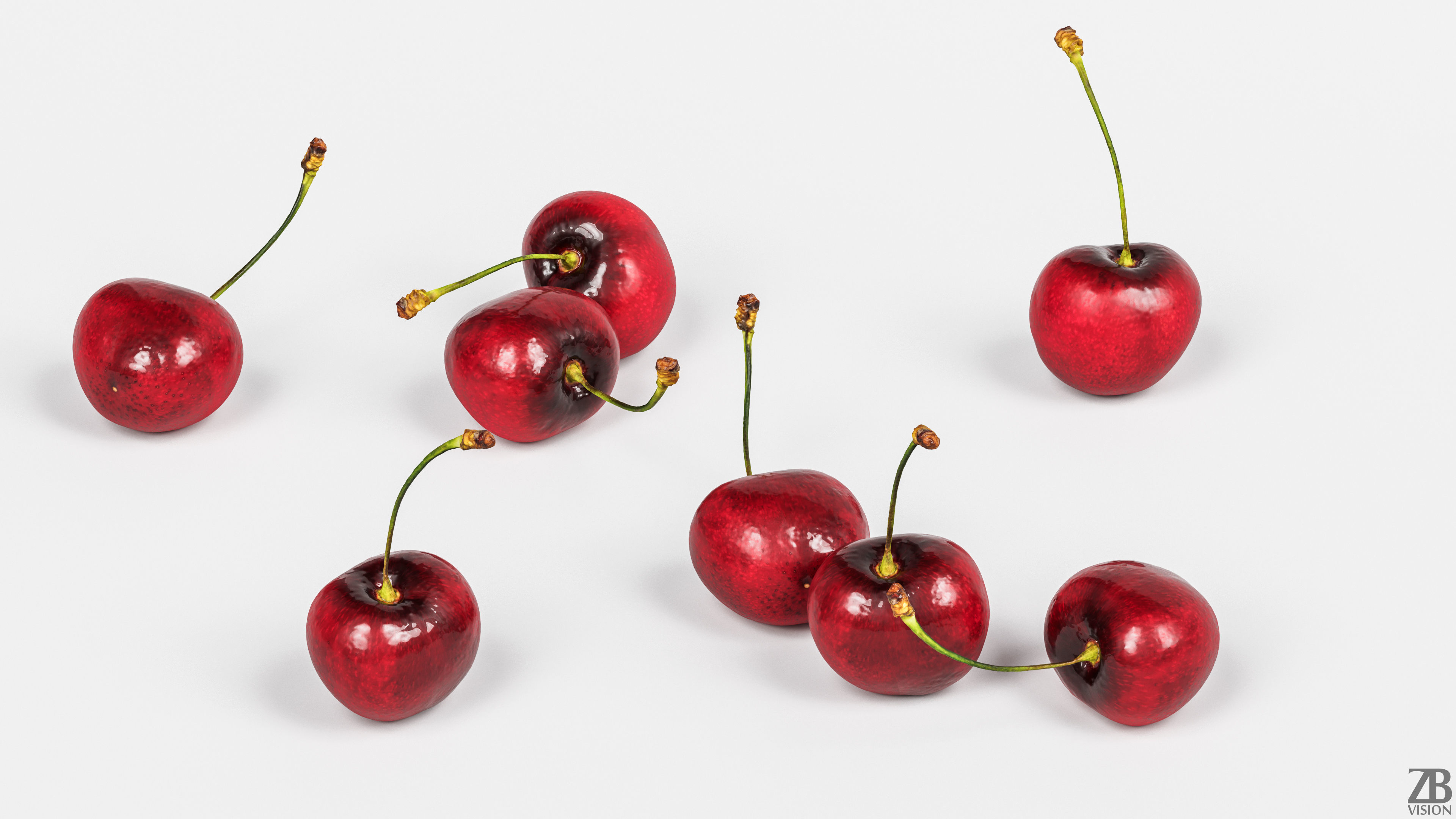 Cherry 3D model_1