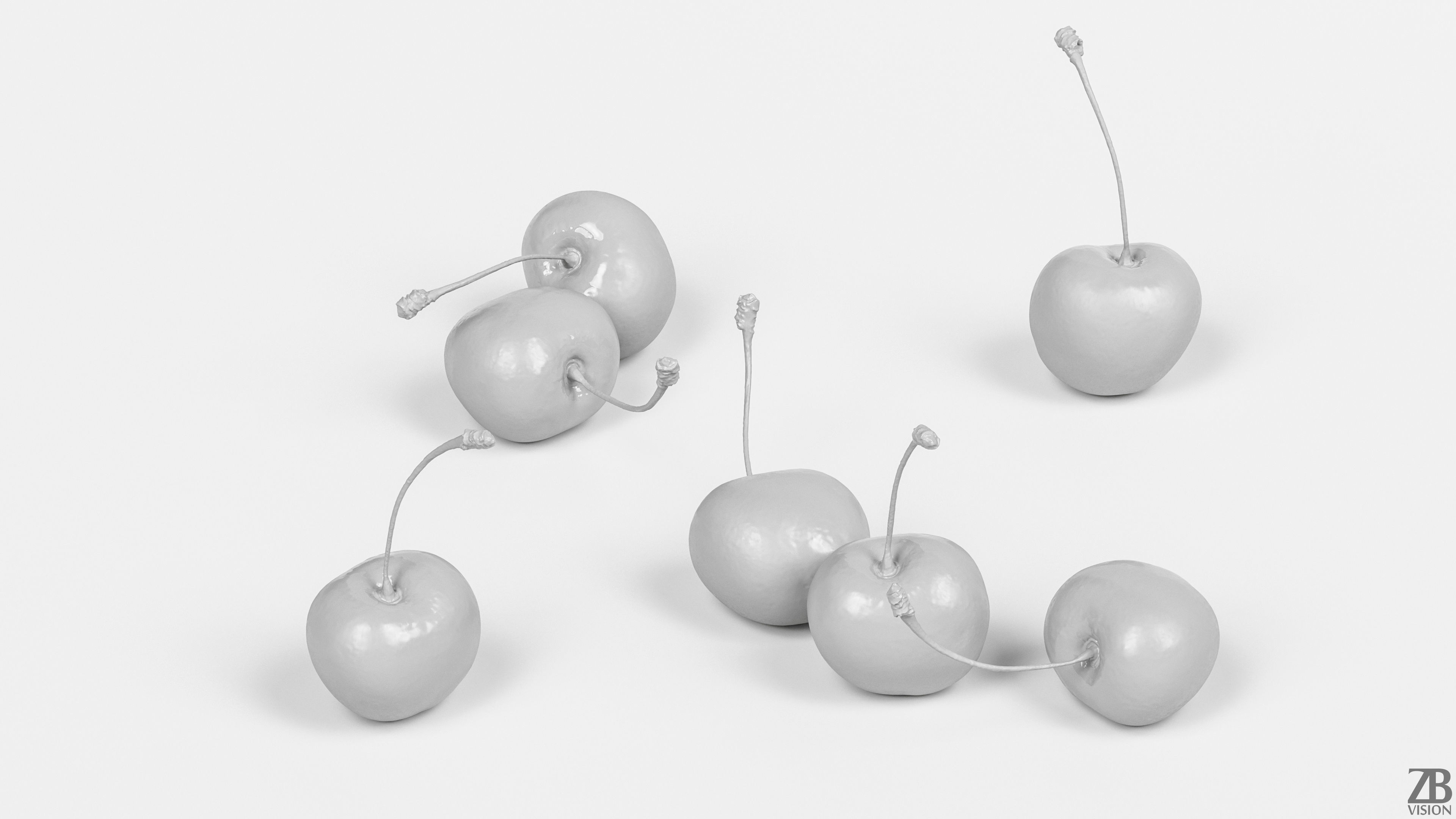 Cherry 3D model_2