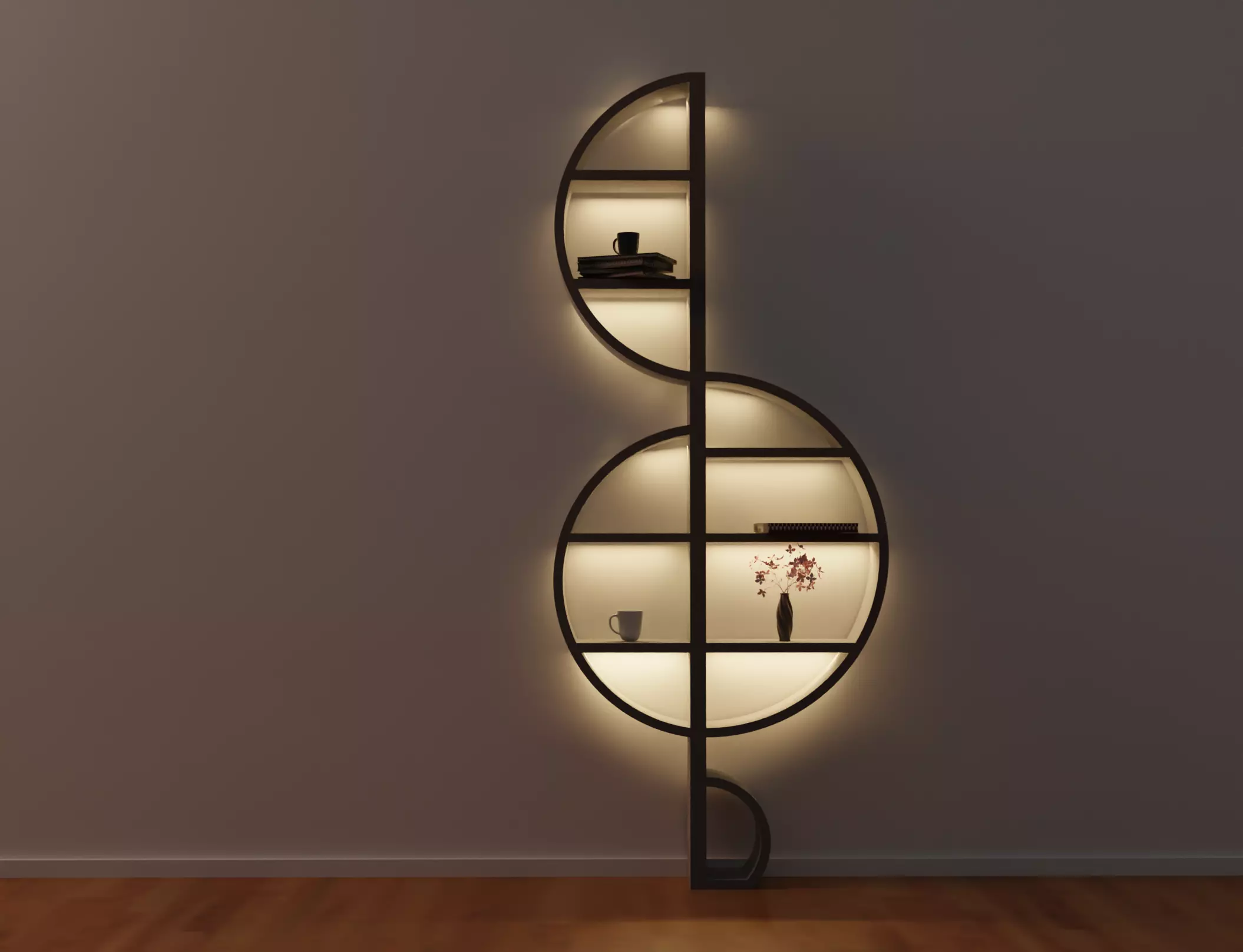 Wall storage 3D model