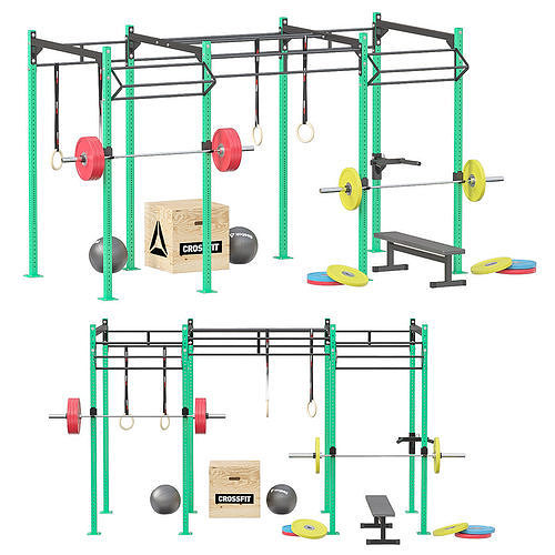 Crossfit equipment  3D model