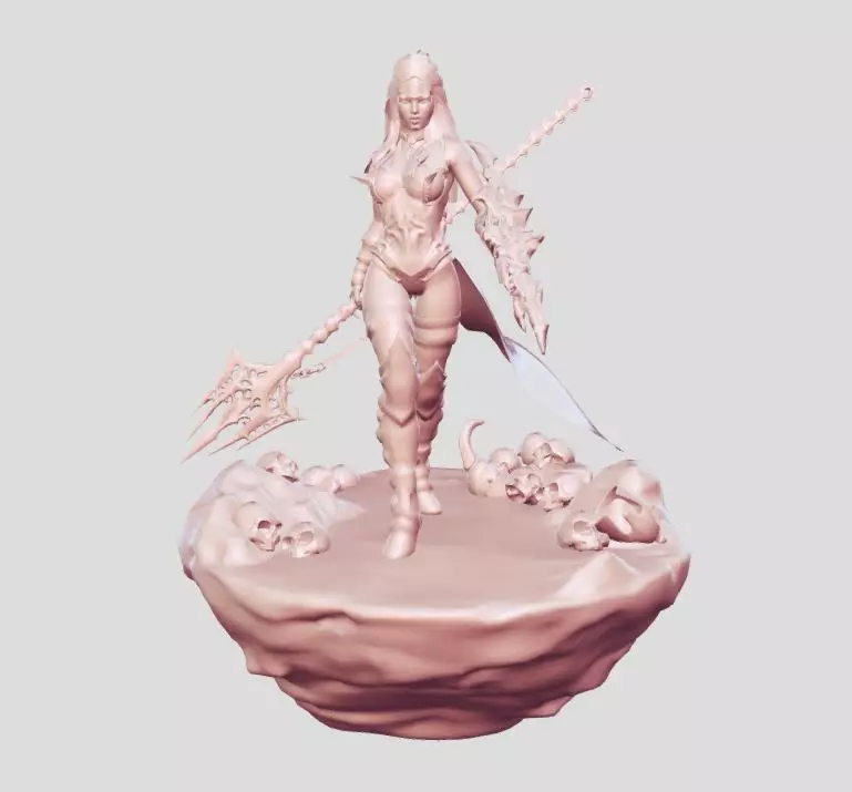 girl devill 3D print model