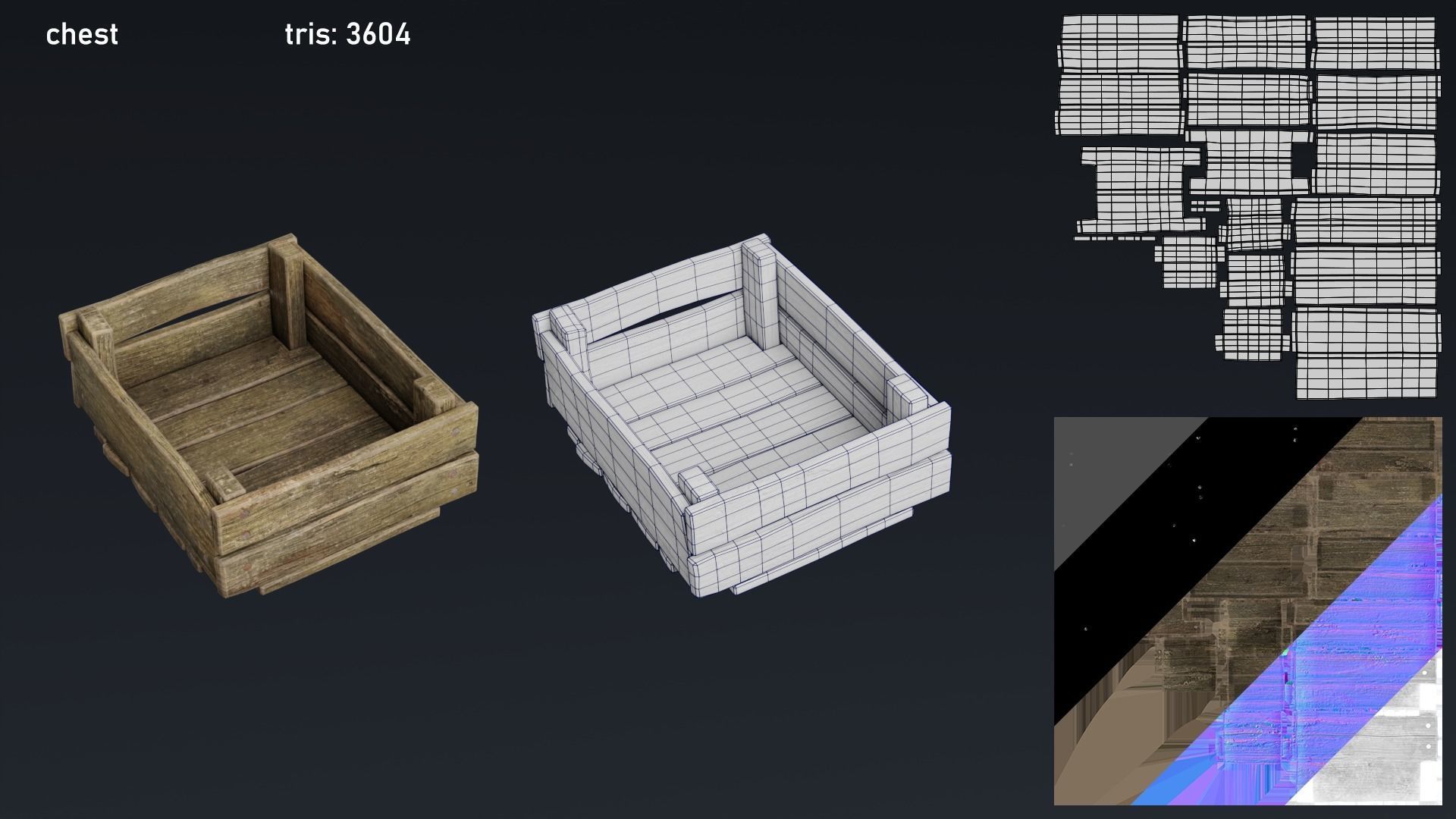 Medieval Fantasy Storage Props Asset Pack barrels crates buckets Low-poly 3D model_5