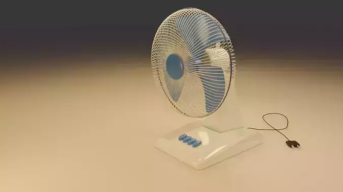 table fan with rotation accessable 