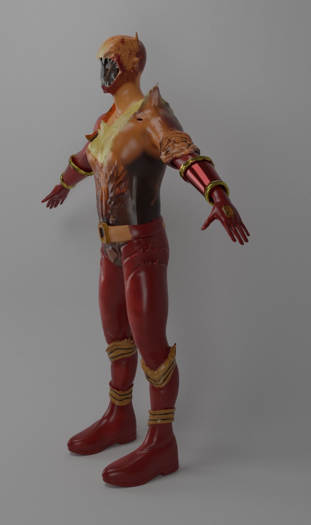 anime character 3D model_2