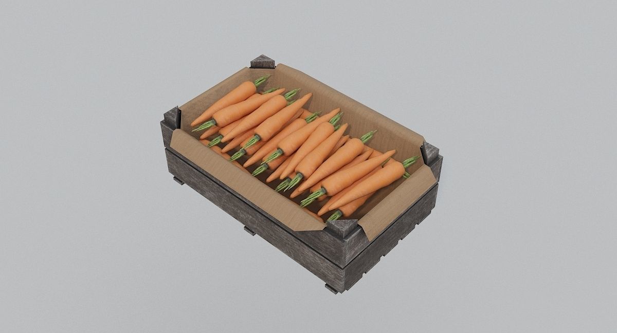 Low Poly Medieval Market Low-poly 3D model_12
