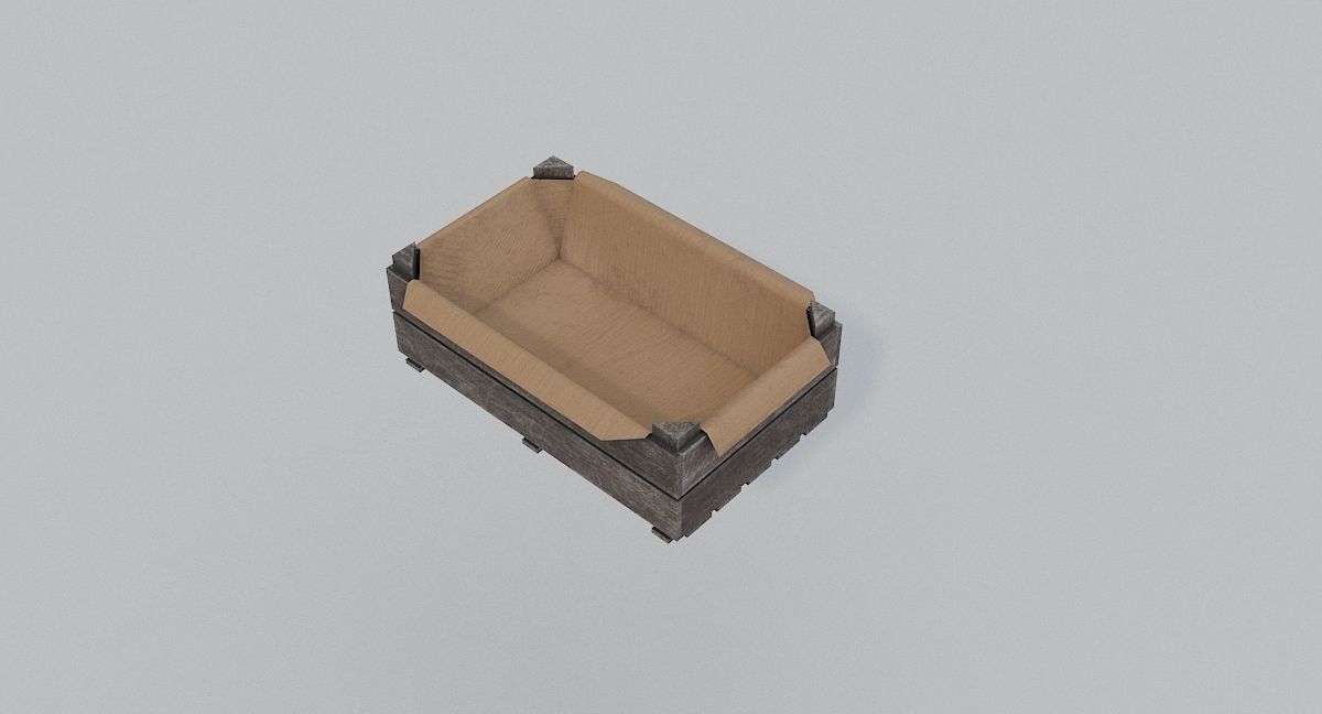 Low Poly Medieval Market Low-poly 3D model_15