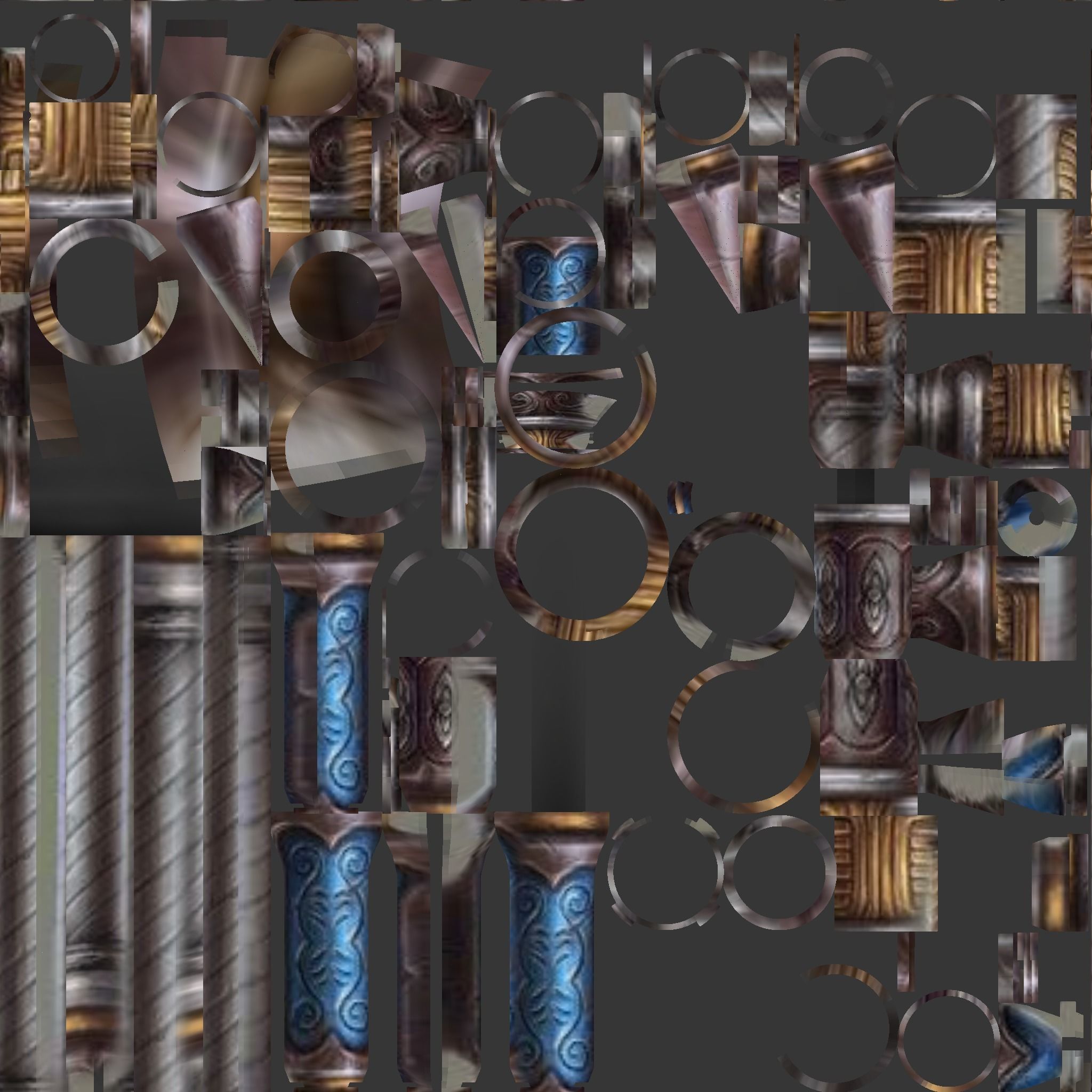 Hatchet 3D wrath of gods axe Low-poly 3D model_4