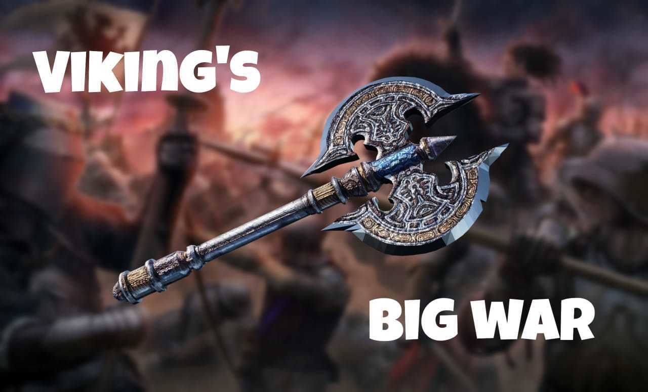 Hatchet 3D wrath of gods axe Low-poly 3D model_3