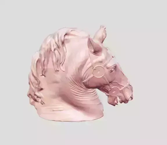 horse head 3D print model